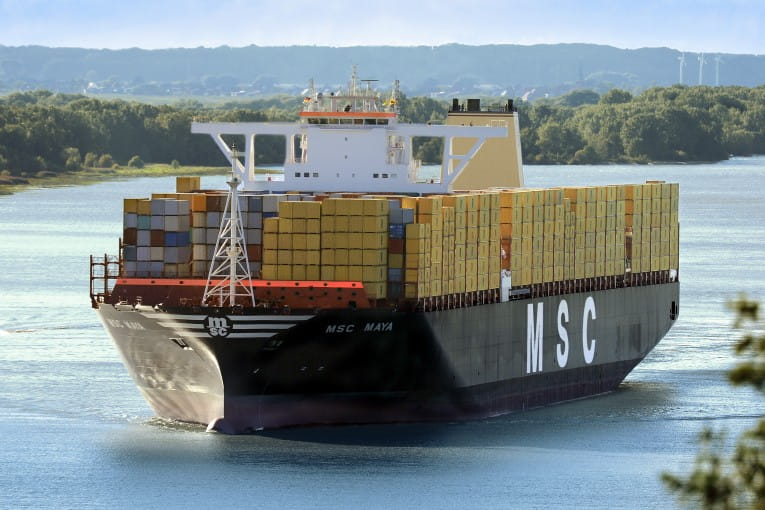 MSC container vessel