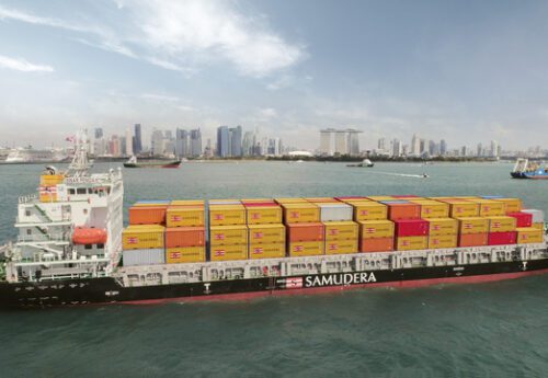 Container vessel owned by Samudera