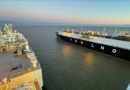 With a Greek-owned ship the first delivery of LNG cargo at Germany’s terminal-Wilhelmshaven by Shipping Telegraph