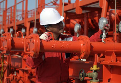 Seaman onboard a tanker vessel