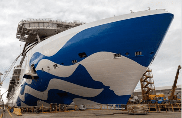 Fincantieri Floats Out Its First LNG Cruise Ship "Sun Princess" by Shipping Telegraph