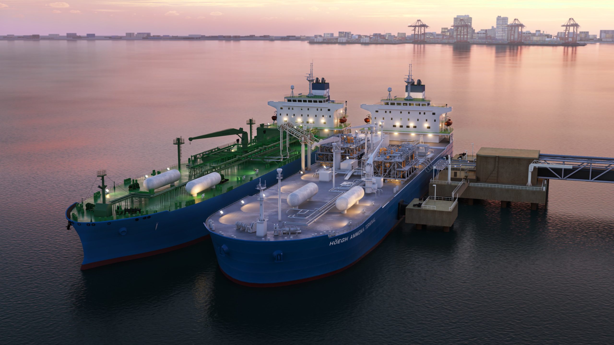 Höegh LNG Banks Norwegian Funding to Convert Ammonia to Hydrogen for a Floating Terminal