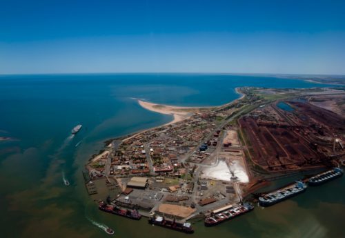 Port Hedland - One of the biggest iron ore loading ports in the world