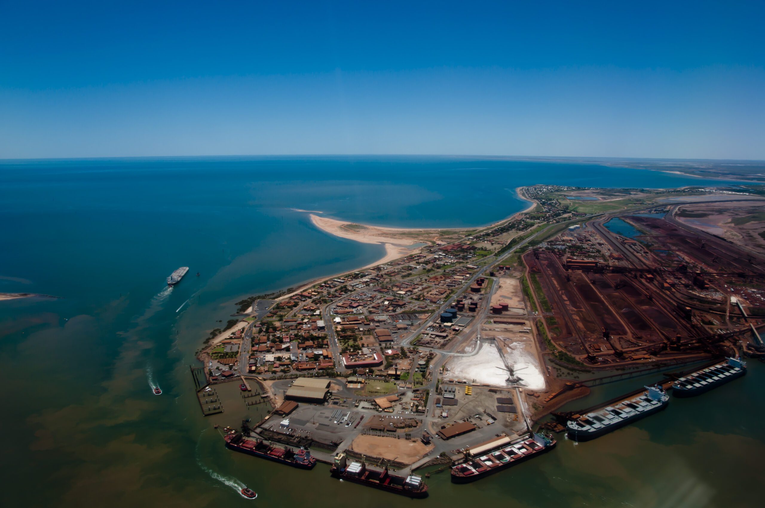 Port Hedland - One of the biggest iron ore loading ports in the world