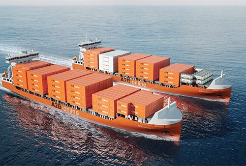 A2B-online Replaces Older Tonnage with a Pair of Newbuild Containerships