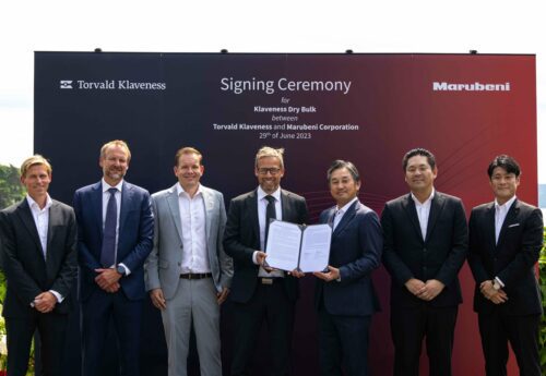 Klaveness+Marubeni+signing