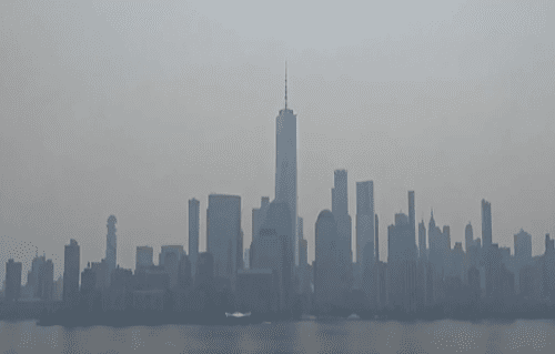 NWS New York NY with smoke