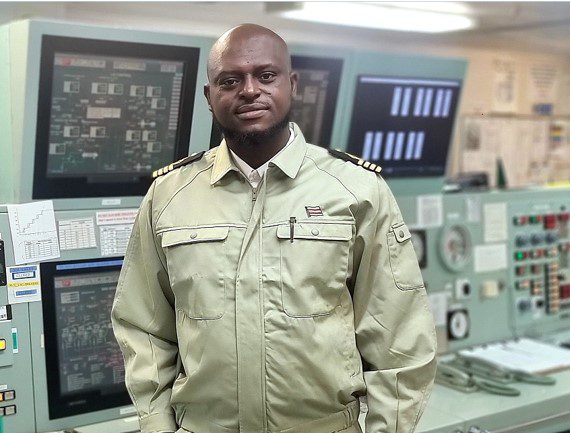 Obeng Aikins Kofi the first Nigerian Chief Engineer on LNG