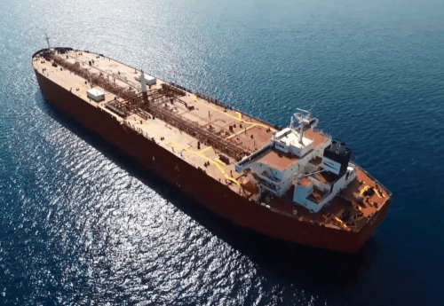 Performance Shipping tanker in ballast