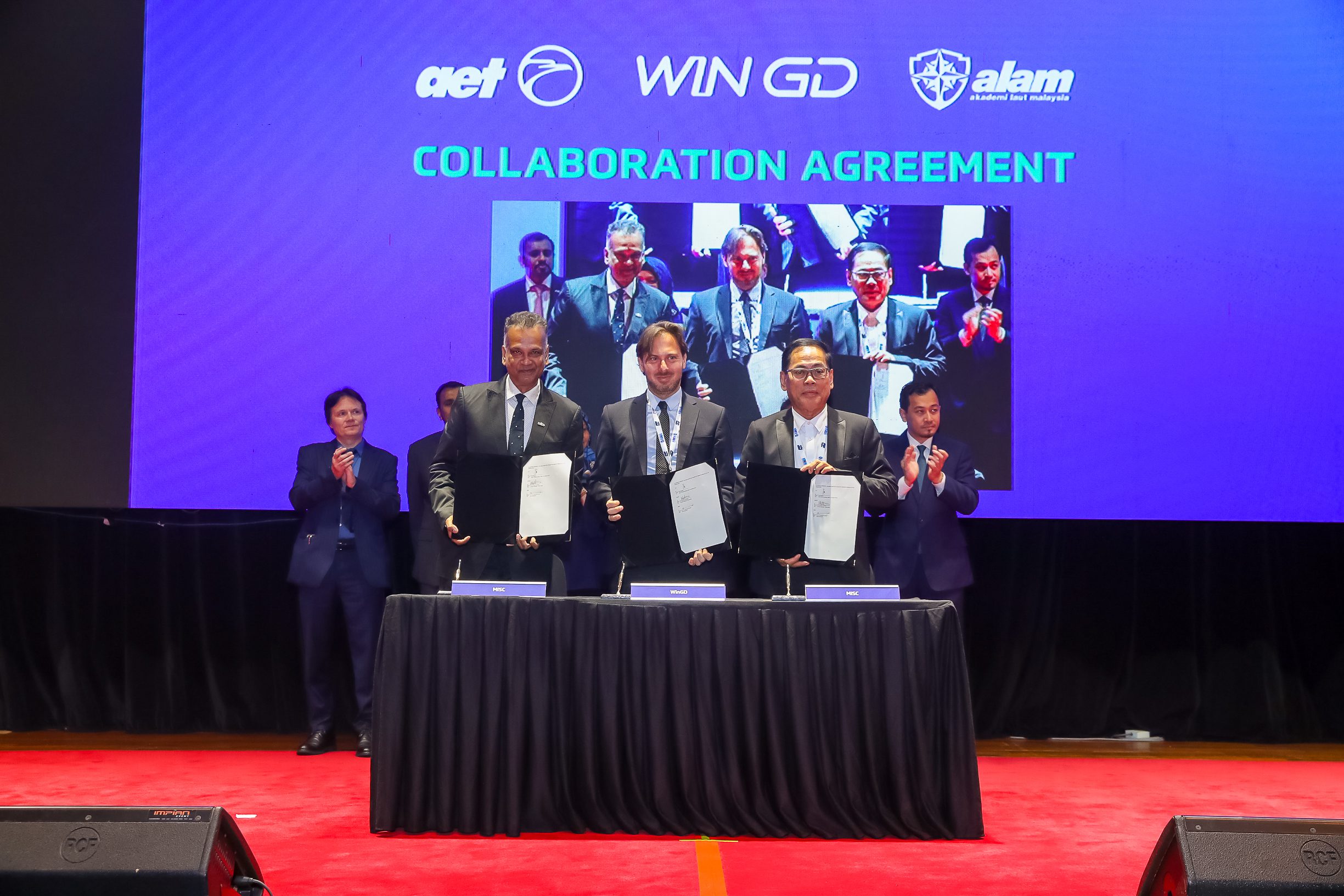 WinGd and AET signing ammonia training agreement