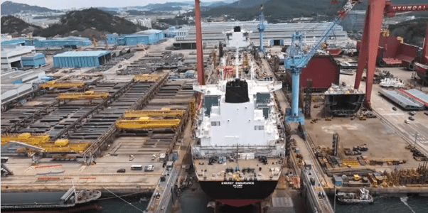 Greek Alpha Gas newly built LNG Carrier 'Energy Endurance' launched (pics)