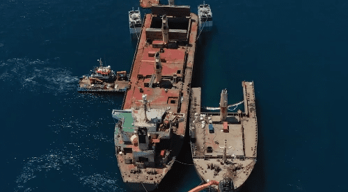 Gibraltar: Wrecked OS 35 Bulker Clearance Operations Underway