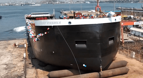 LNG Shipping owner launches inland LNG bunker barge chartered by Shell