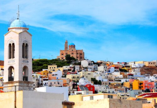 Syros island in Greece