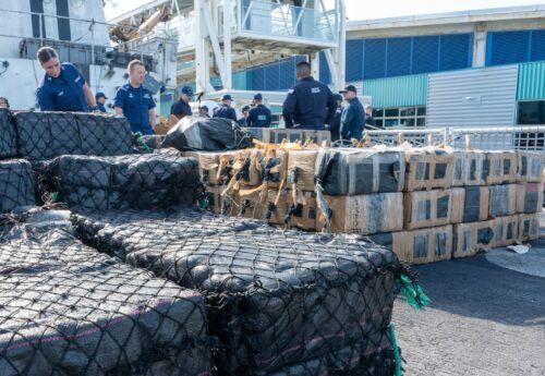 U.S. Coast Guard Offloads $158 Million worth of narcotics in San Diego