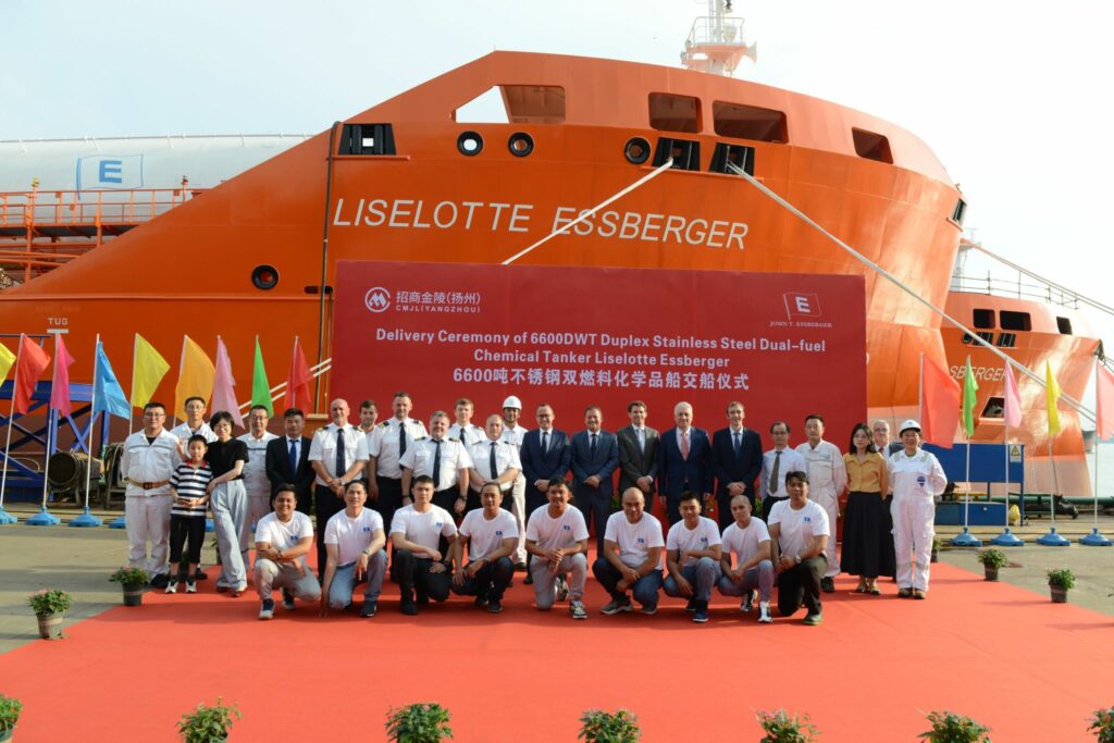 Visible progress of Essberger tanker newbuilding portfolio in China