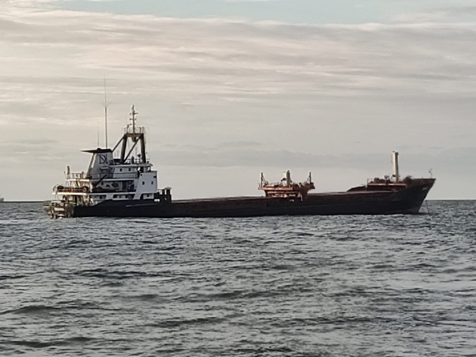 Sea mine suspected as explosion hits cargo ship close to Ukraine border