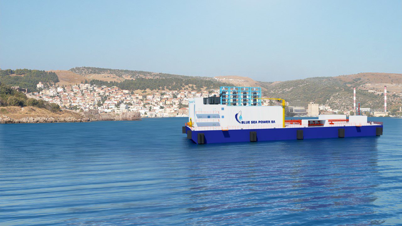 Blue Sea Power, Houlder collaborate on floating LNG-power barges for Greece