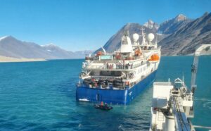 Ocean Explorer at the grounding