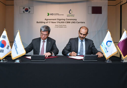 QatarEnergy Seals $3.9bn deal with HHI for 17 LNG newbuilds in South Korea