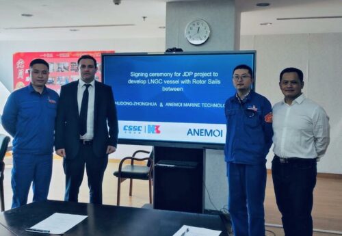 Anemoi teams up with Hudong-Zhonghua for LNG carrier rotor sail design