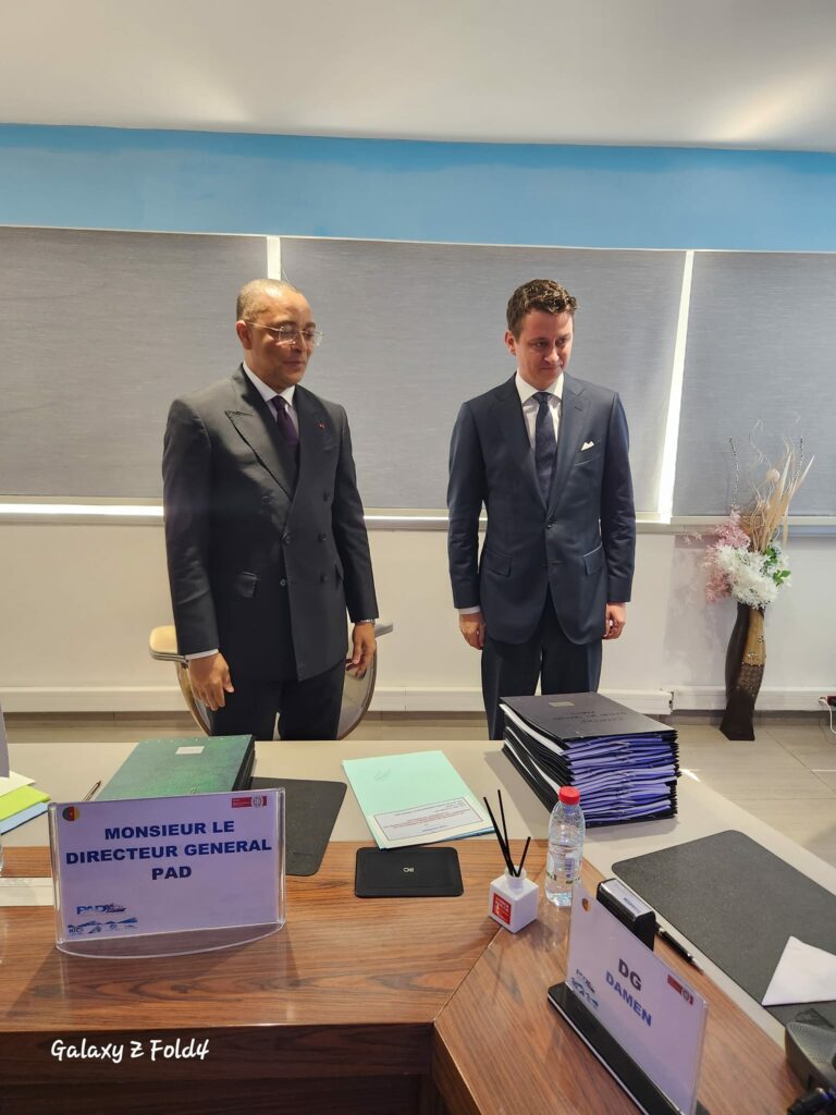 Damen and Port of Douala contract signing
