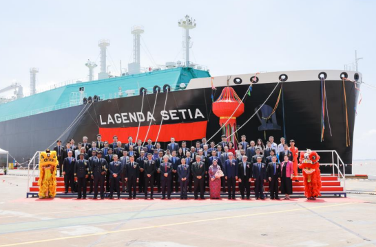 K Line takes delivery of another Petronas-chartered LNG carrier