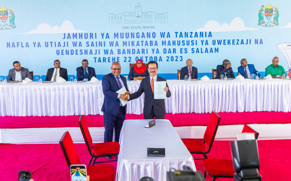 Tanzania Signs 30-Year Deal With DP World to transform Dar es Salaam Port