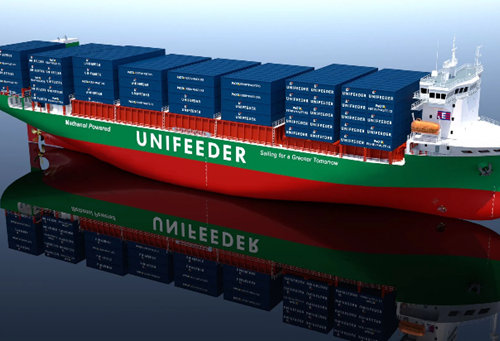 Unifeeder Invests in four methanol-powered container feeder ships