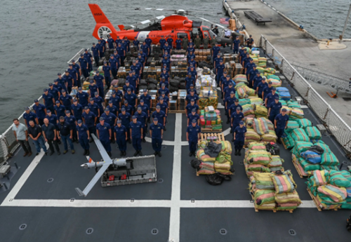 U.S Coast Guard Offloads Nearly $500M Worth Of Drugs At Port Everglades