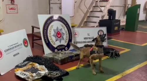 Cocaine found in the anchor chain of a Bulk Carrier - video