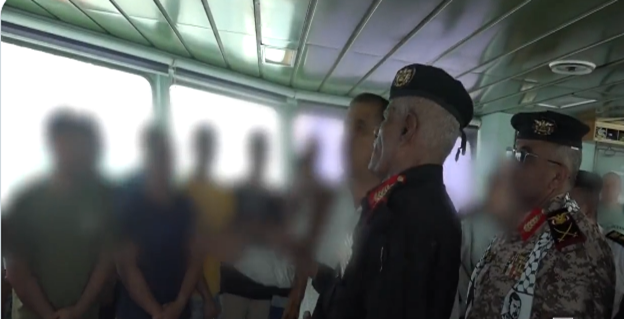Yemen navy major general reassures Galaxy Leader’s crew after seizure - Video