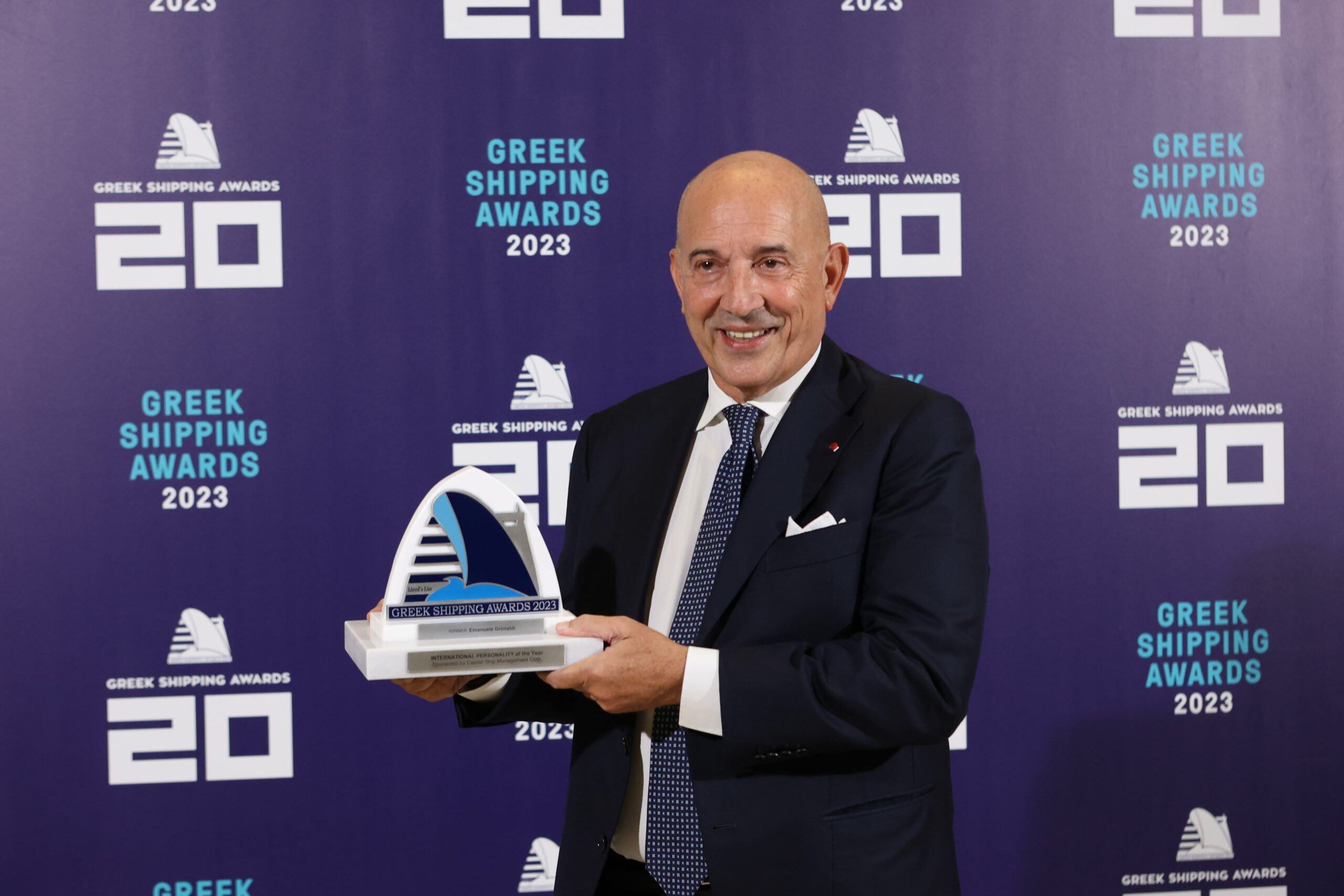 Emanuele Grimaldi shipowner honoured as International Personality of the Year