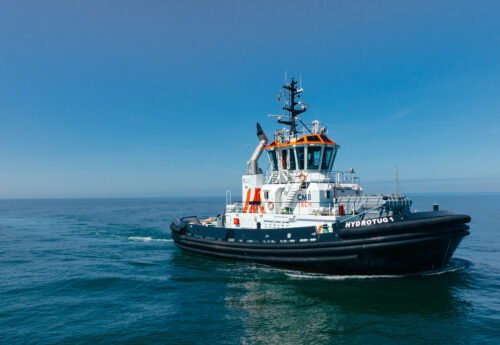 Hydrotug 1 during the sea trial