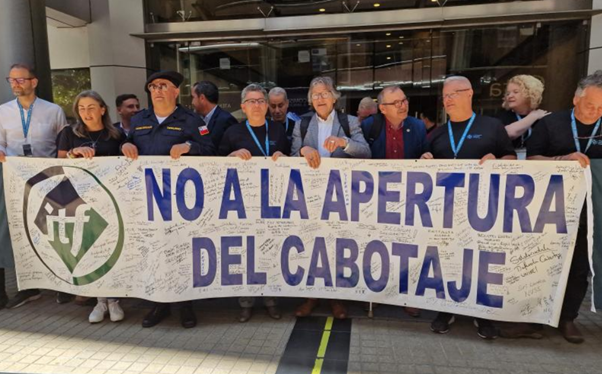Chilean Seafarers’ Defence of Cabotage Gets Support from Unions