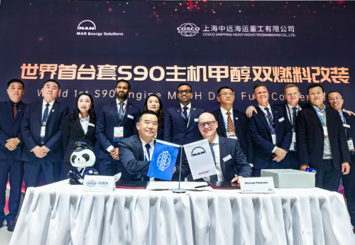 COSCO inks 4+9 Methanol Engine Retrofit Deal