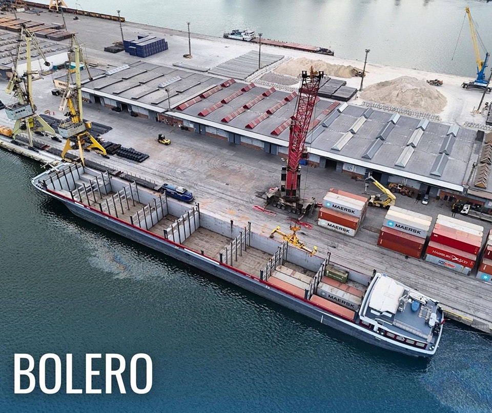 Mv Bolero container barge