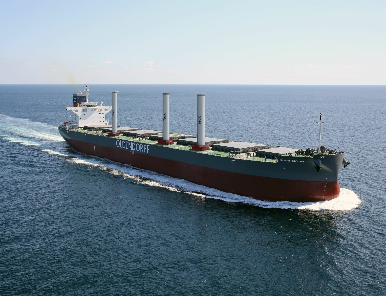 Teck And Oldendorff Installs Rotor Sails On Bulker | Ship Technology ...