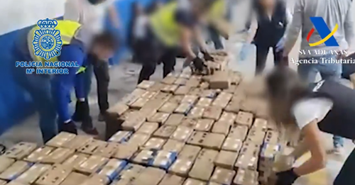 Spain seized 11 tons of cocaine in shipping containers and arrested 20 people