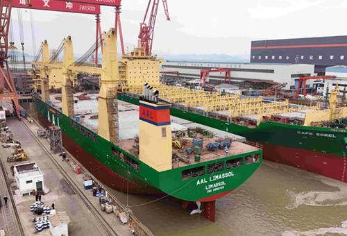 First of AAL’s newbuild Super B-Class vessels takes to the water (Video)