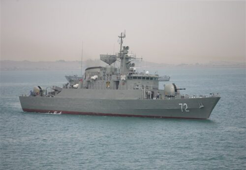 Iranian warship Alborz enters Red Sea as Tensions Escalate