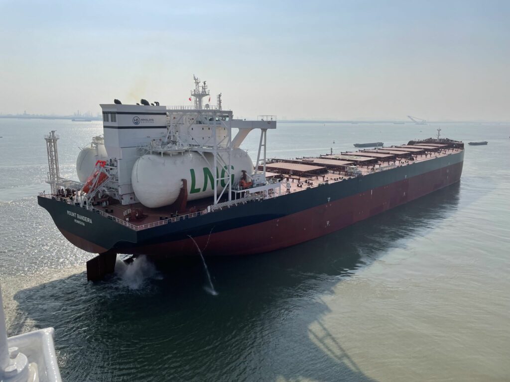 China’s NTS triple naming ceremony for Himalaya’s bulkers