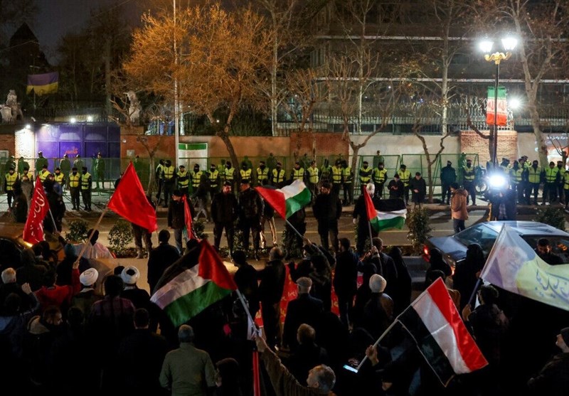 IRAN EMBASSY PROTESTS