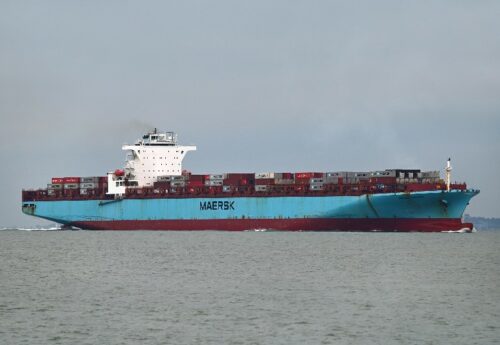 Maersk container ship disabled by engine failure