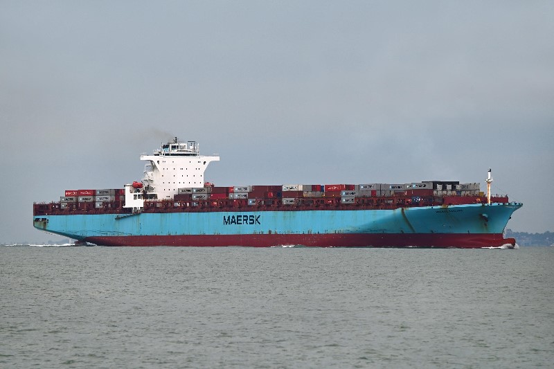 Maersk container ship disabled by engine failure