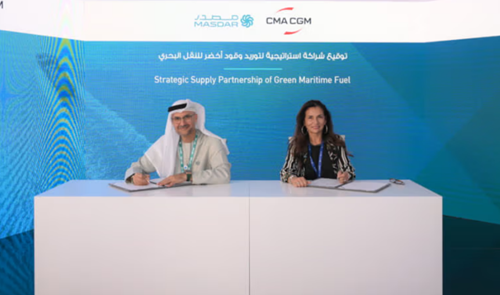 CMA CGM and Masdar ink strategic deal on green fuels