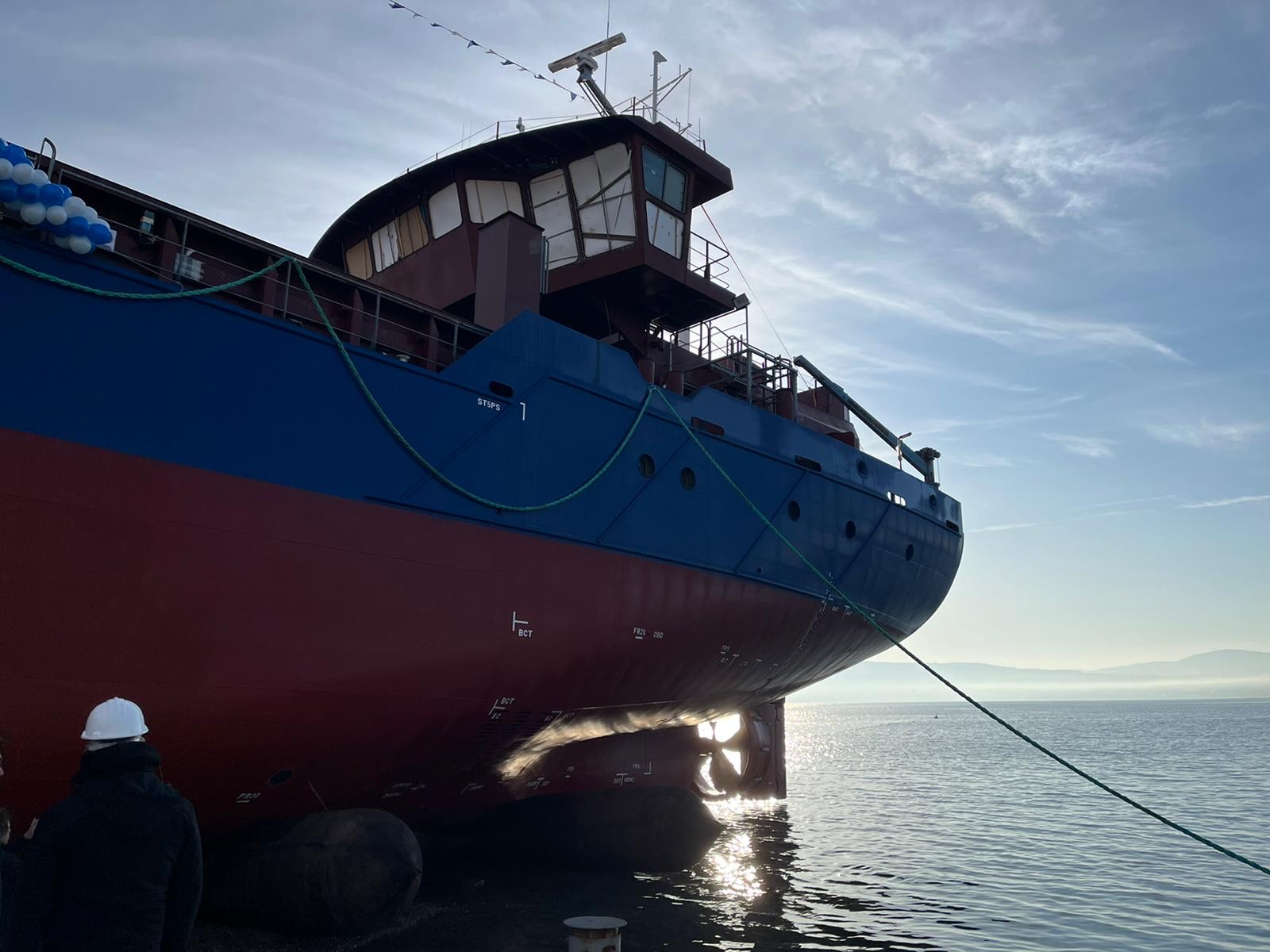 Conoship’s diesel-electric general cargo ship launched in Gelibolu-Video
