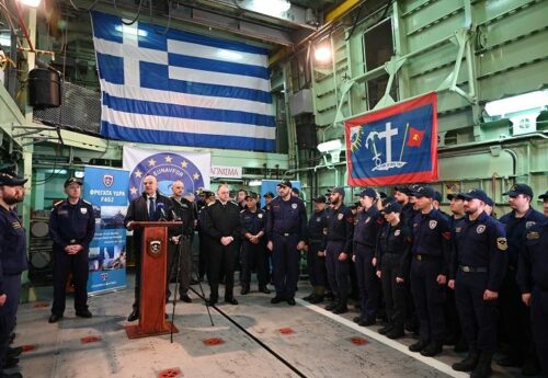 Greece’s frigate departs to join EU Red Sea mission