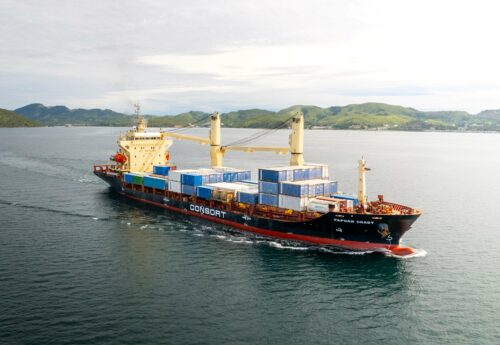 Mv Papuan Coast container feeder vessel