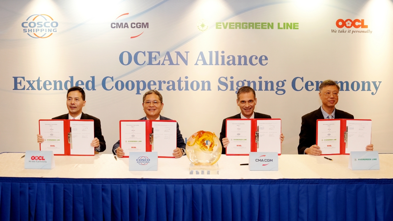 CMA CGM extends 'OCEAN Alliance' with Evergreen, OOCL and COSCO to 2032